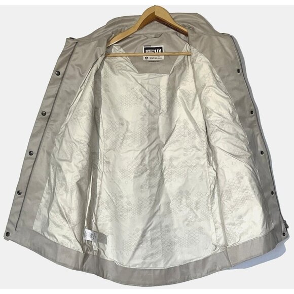 New Official NFL Super Bowl LIX Staff Anorak Beige Zip Hooded Jacket - Picture 4 of 14